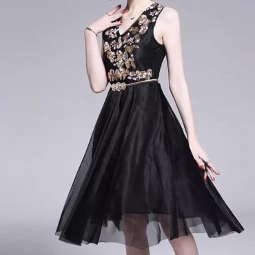 Sequined Robin Dress