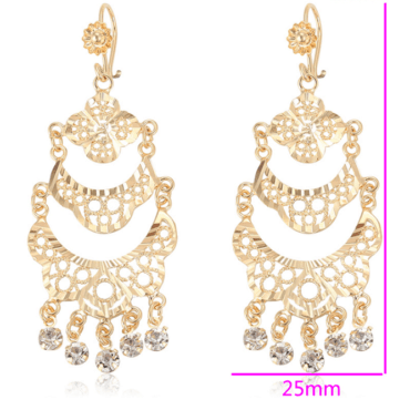 18K Gold Plated Sabine Drop Earrings