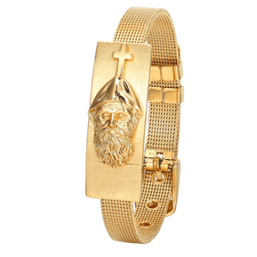 Saint-Nicholas 24K Gold Bracelet