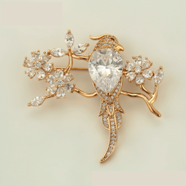 Camille 18K Gold Gold Plated Brooch