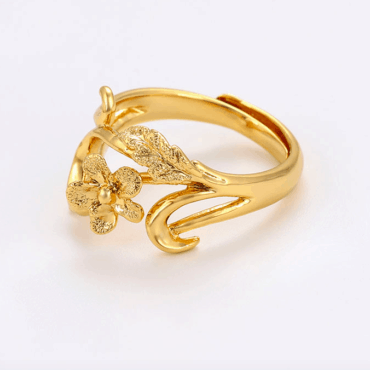 Fleur 24KT Gold Plated Ring