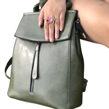 Genuine Leather Lilianne Backpack