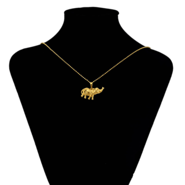 Elephant Dubai Gold Plated Pendant