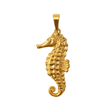 Seahorse Gold Pendant