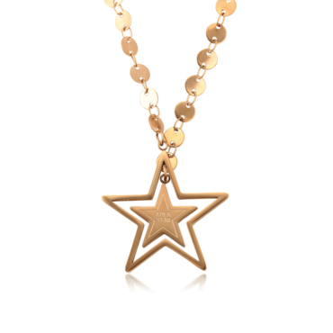 Lucky Star Rose Gold Necklace