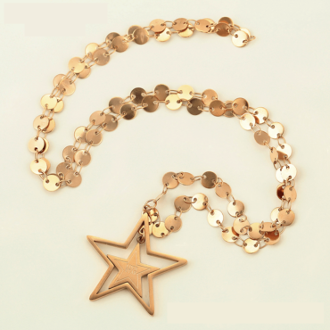 Lucky Star Rose Gold Necklace